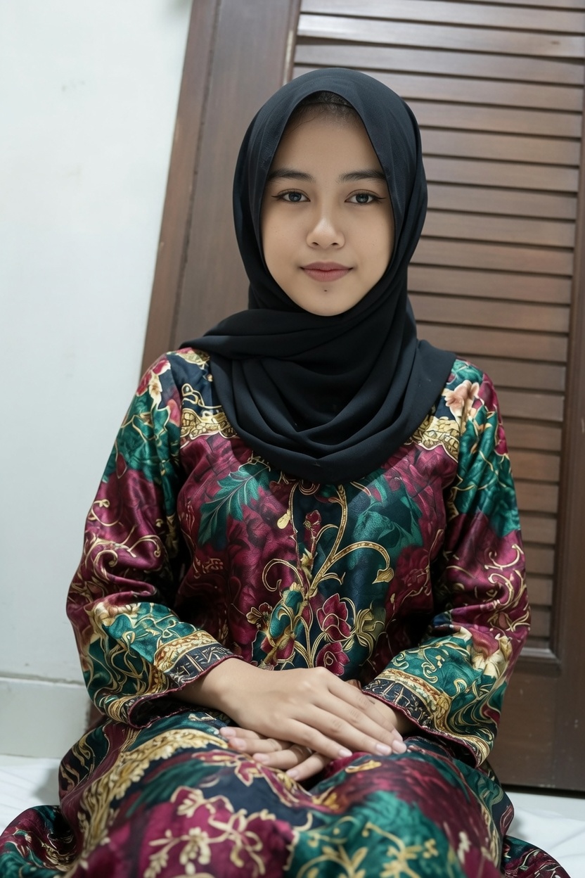 hijab dikamar